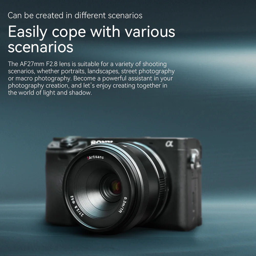 Objetivo AF 27 mm F2.8 para Sony E