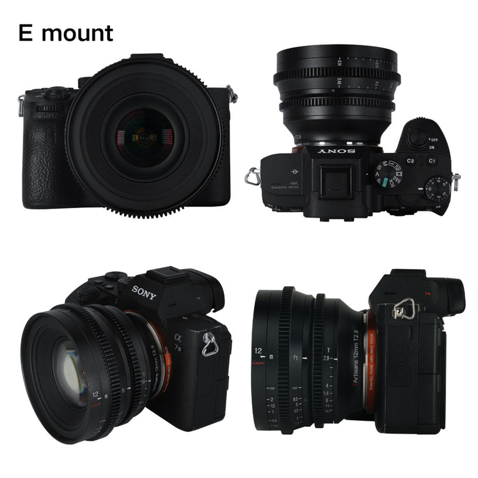 Objetivo de cine T2.9 de 12 mm