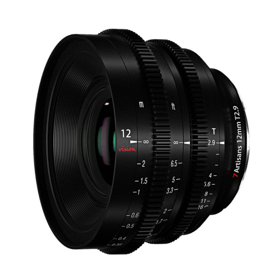 Objetivo de cine T2.9 de 12 mm