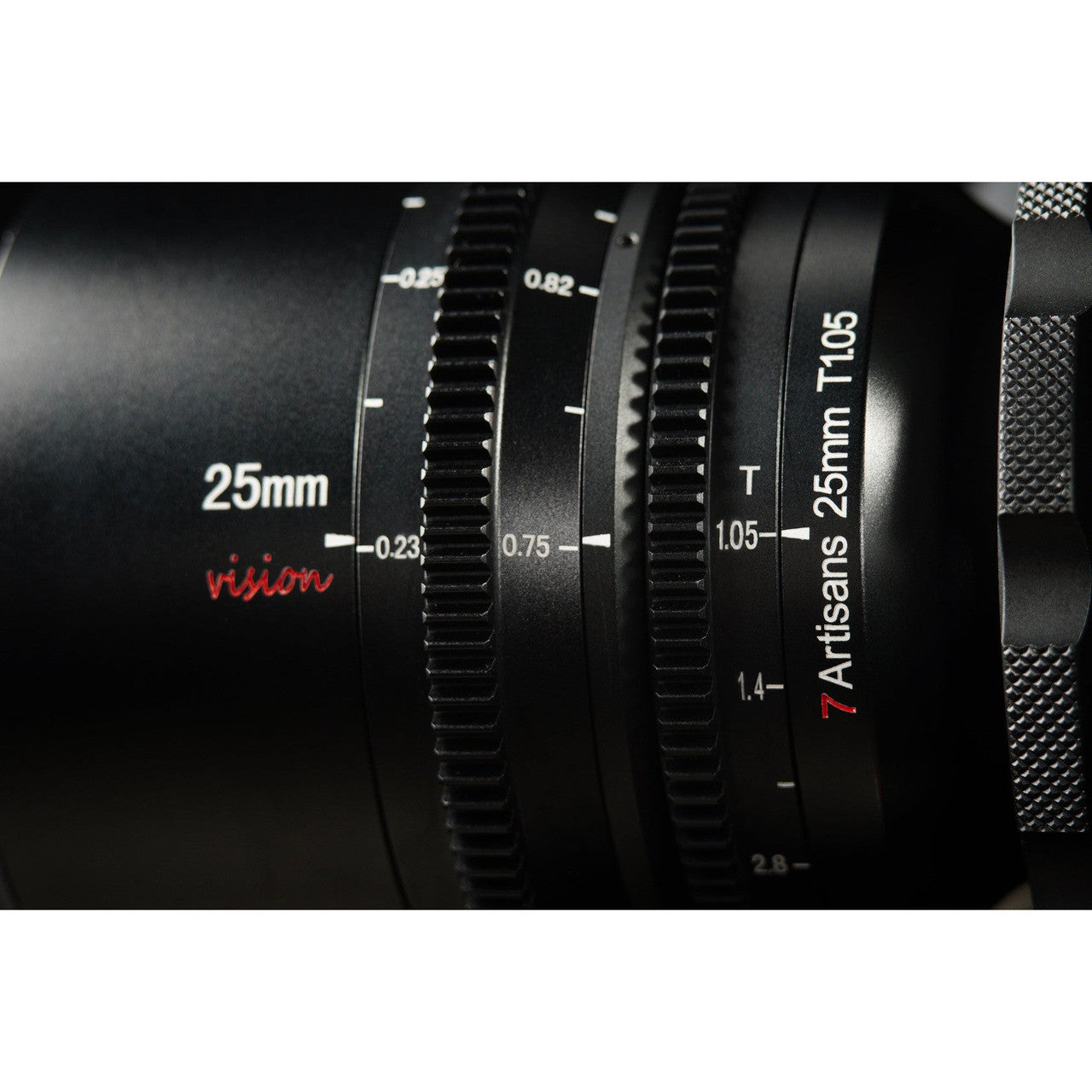 Lente de cine de la serie Vision de 25 mm T/1.05