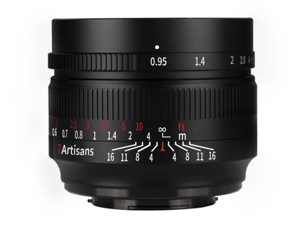 7Artisans UK 50mm Fuji FX X Mount APSC