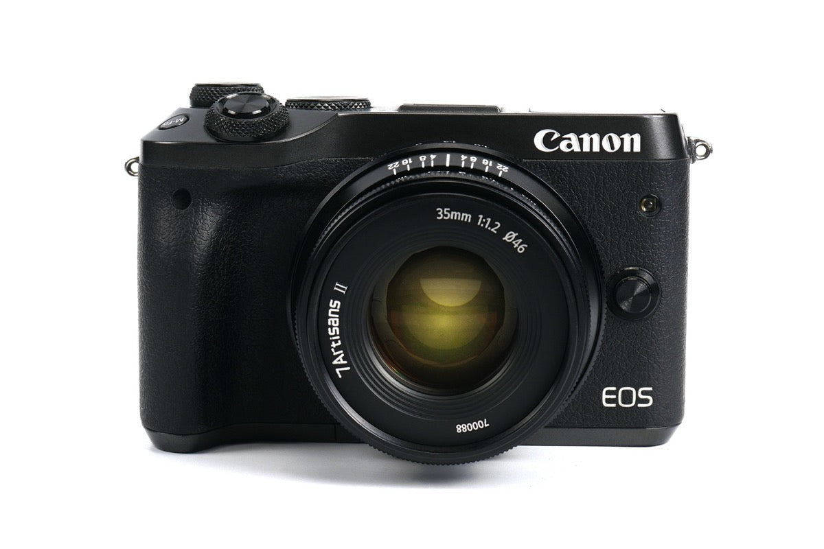 Objetivo manual APS-C MK II f/1,2 de 35 mm para Canon EOS-M