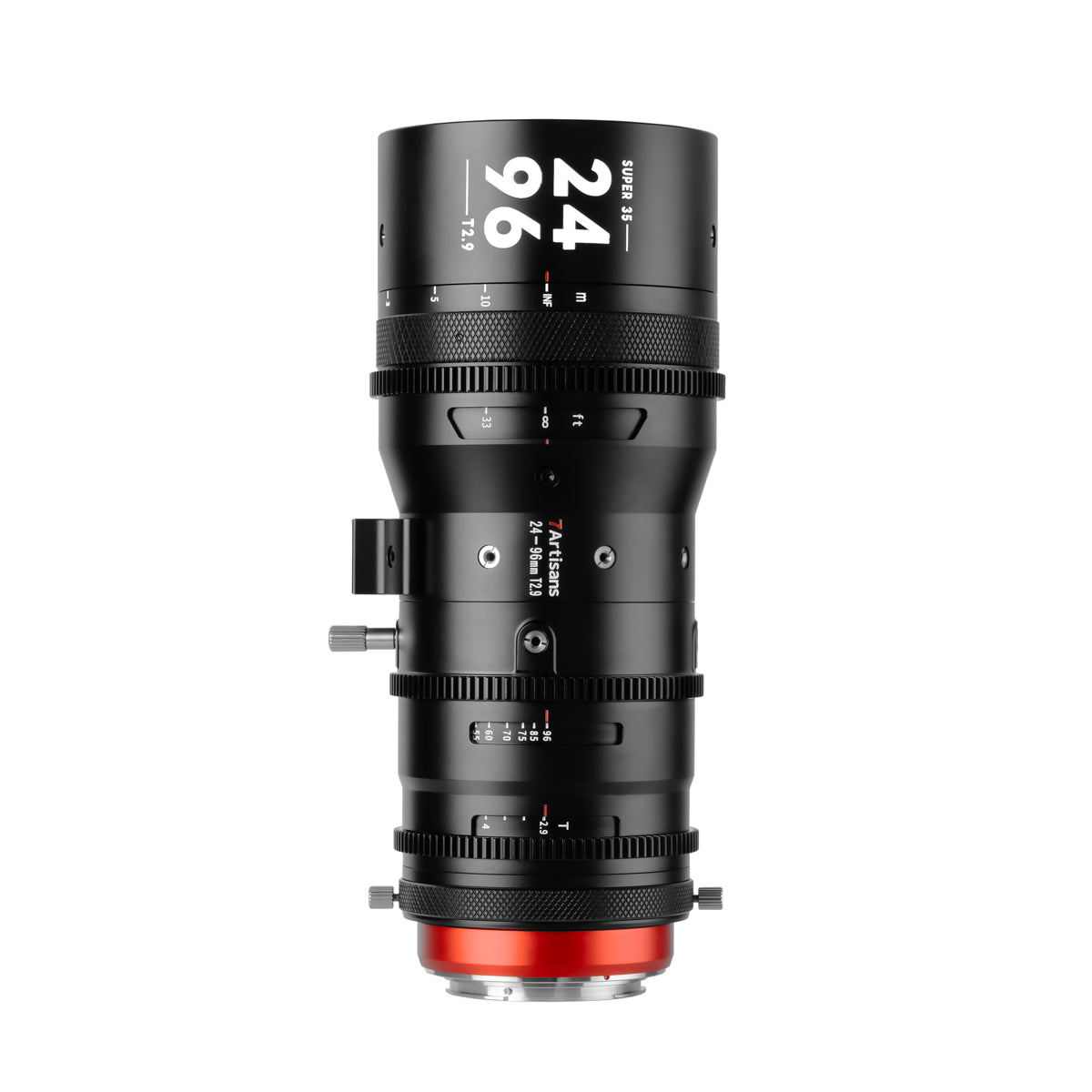 Objetivo zoom de cine Super 35 T2.9 de 24 mm a 96 mm
