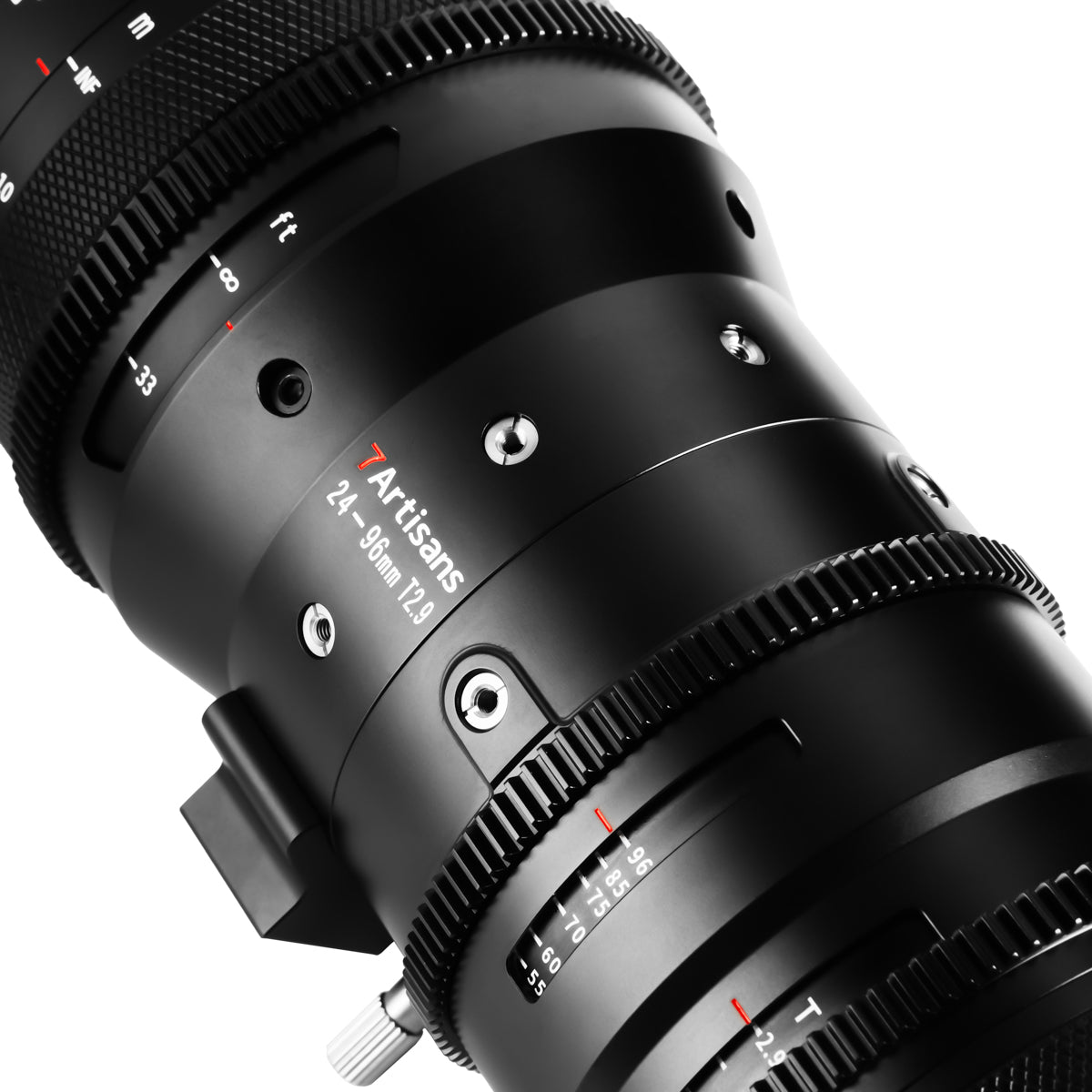 Objetivo zoom de cine Super 35 T2.9 de 24 mm a 96 mm