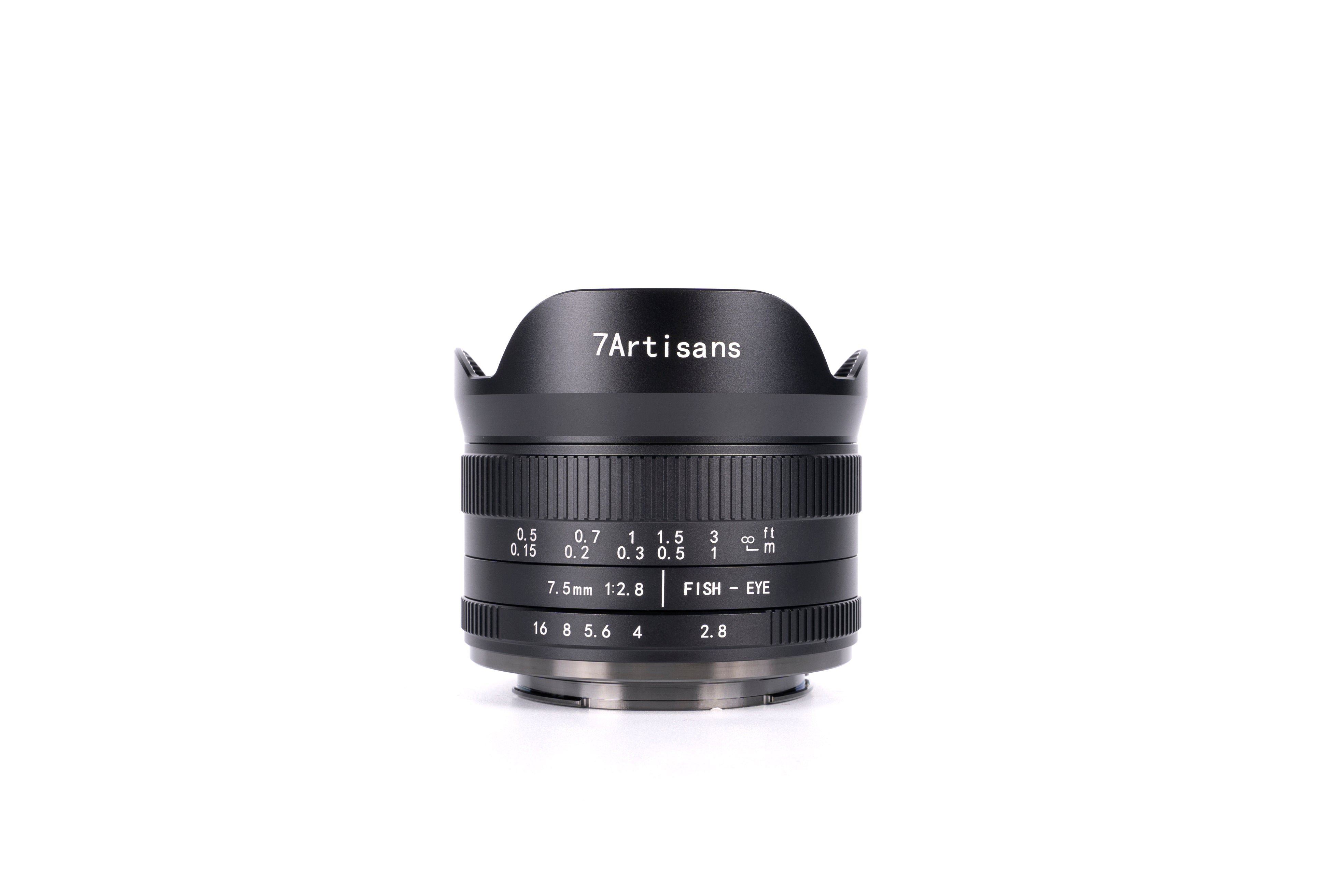 7.5mm F2.8 MK II lens
