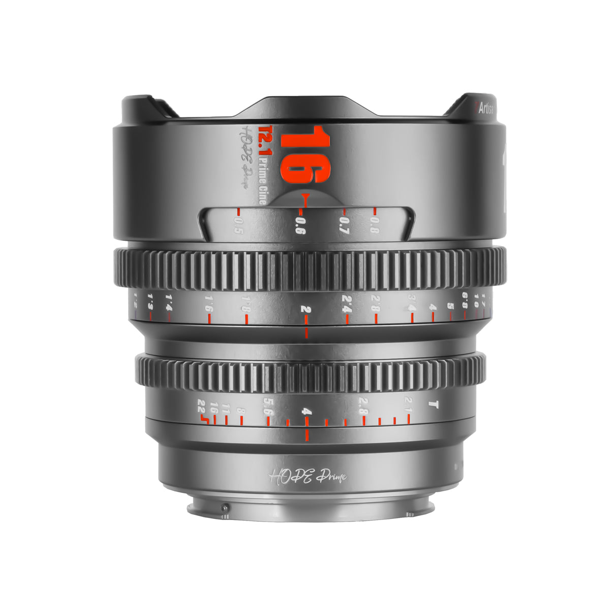 Objetivo de cine Hope T2.1 Super 35 de 16 mm