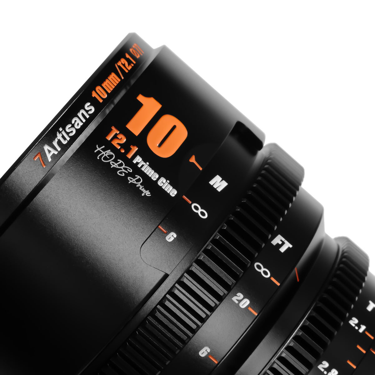 Objetivo de cine Hope T2.1 Super 35 de 10 mm
