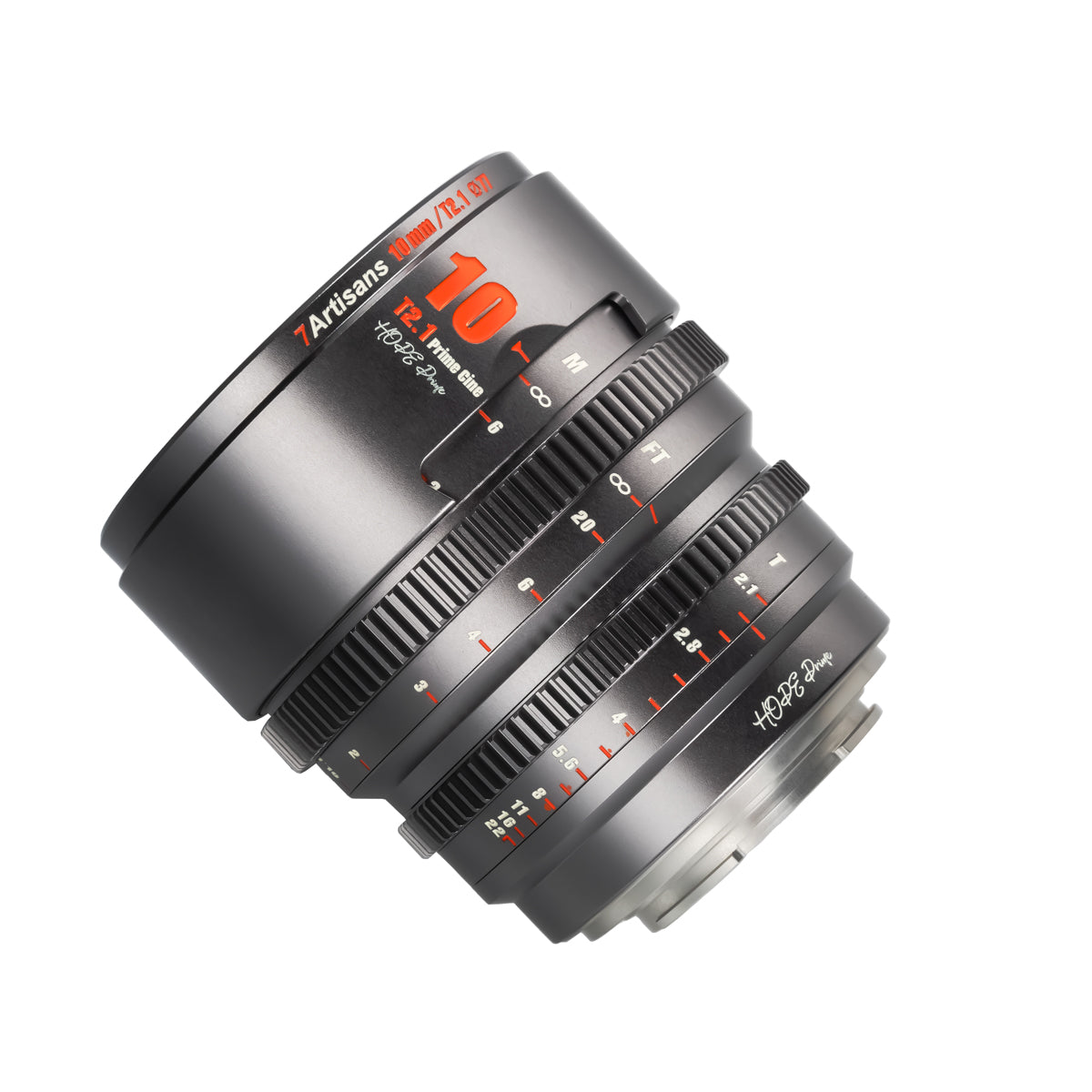 Objetivo de cine Hope T2.1 Super 35 de 10 mm