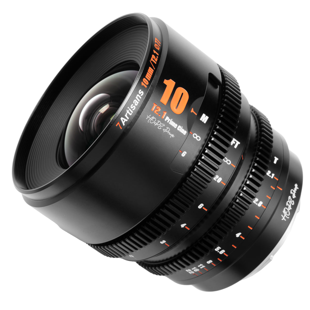 Objetivo de cine Hope T2.1 Super 35 de 10 mm