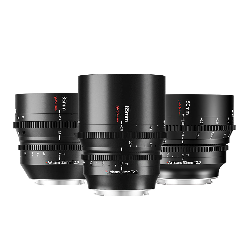 7Artisans UK Spectrum Cine Lens Bundle – Professional-Grade Lenses for ...