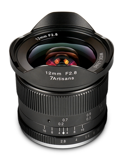 12mm f/2.8 APS-C Lens for M43 for Panasonic and Olympus