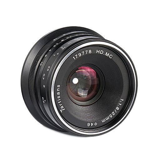 7Artisans 25mm f/1.8 Manual Focus Prime Fixed Lens for Sony E Mount - 7Artisans UK