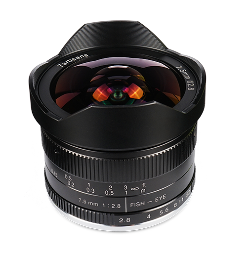 7Artisans 7.5mm f/2.8 Manual Focus Prime Fixed Lens for Sony E Mount - 7Artisans UK